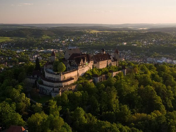 Luftaufnahme der Veste Coburg 