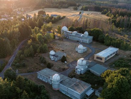 Blick auf die Sternwarte und Astronomiemuseum Sonneberg