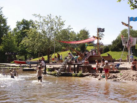 Wasserspielplatz Freizeitpark Neustadt bei Coburg