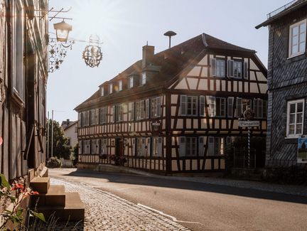 Gasthof und Fachwerkhaus in Untermerzbach