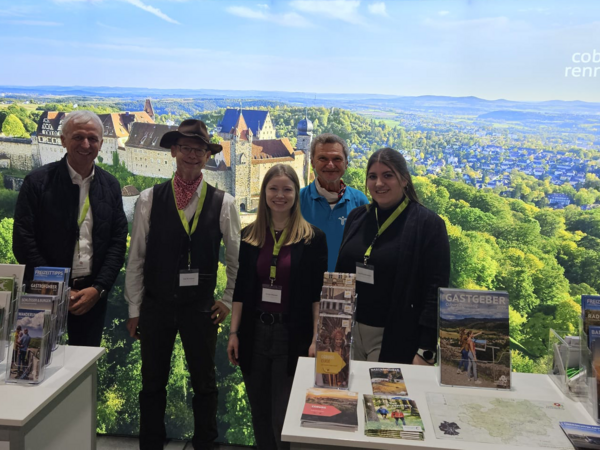 Das Messeteam auf der Reisemesse Dresden