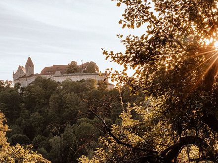 Veste Coburg im Sonnenuntergang