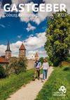 Gastgeberverzeichnis 2023 Titelfoto Gastgeberverzeichniss 2023: Wanderer an der Stadtmauer Seßlach