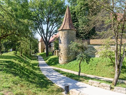 Weg an der Stadtmauer Bad Rodach 