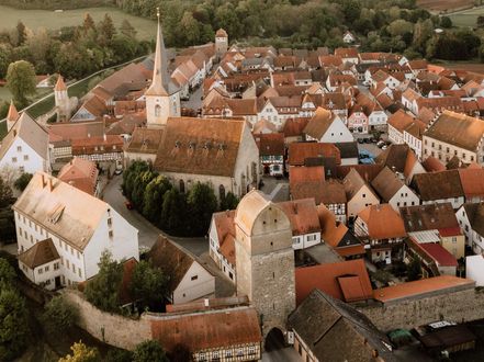 Blick auf Seßlach 